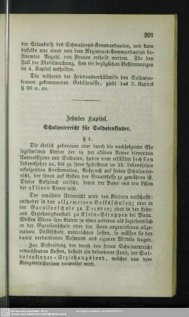 Zehntes Kapitel. Schulunterricht für Soldatenkinder