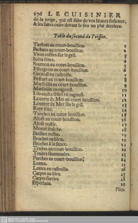 Table du second de Poisson