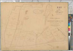Haltern (Haltern), Teilung der Gemeinheit Berghaltern, Bl.1 Brouillonkarte Vogelsheide