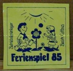 FDGB, Betriebsferienlager, Ferienspiel