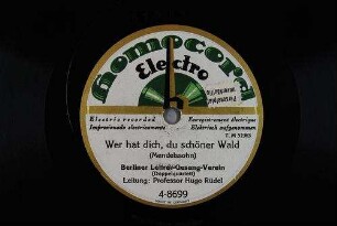 Wer hat dich, du schöner Wald / (Mendelssohn)