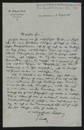 Brief an Ferruccio Busoni : 02.08.1908