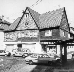 Fachwerkwohnhaus; Seligenstadt, Marktplatz 13