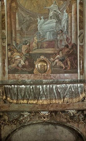 Die Verehrung des Grabmals des heiligen Johann Nepomuk