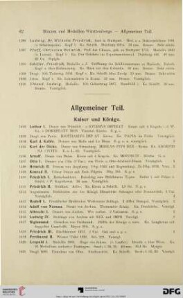 Kaiser und Könige (Nr. 1402-1456)