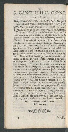 S. Gangulphus Conf.