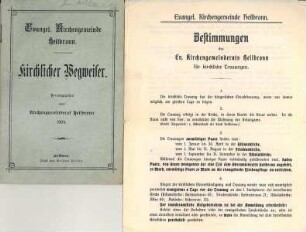 Kirchlicher Wegweiser, herausgegeben vom Kirchengemeinderat Heilbronn
