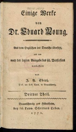 Th. 3: Einige Werke
