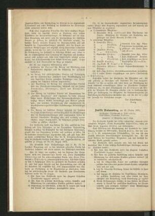 Zwölfte Versammlung, am 22. Oktober 1881