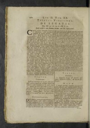 Titulus Vigesimus.