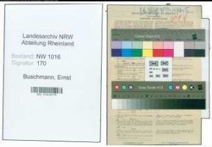 Entnazifizierung Ernst Buschmann , geb. 13.10.1906 (Bauarbeiter)