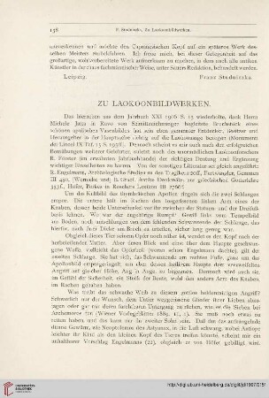 Zu Lakoonbildwerken