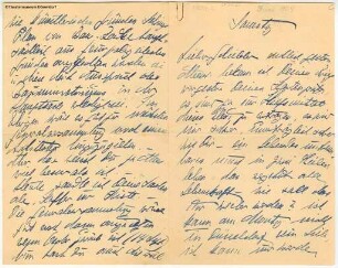 Brief von Louise Dumont an Gustav Lindemann