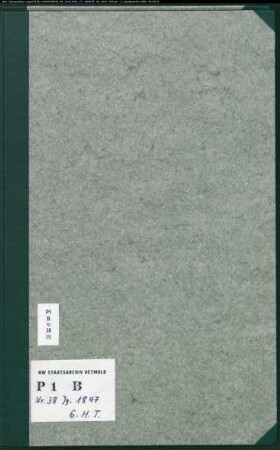 Kirchenbuchduplikat der evangelisch-lutherischen Neustädter Marien-Gemeinde Bielefeld (GHT 1847). (Gemeinde: Evangelisch-lutherische Neustädter Marien-Gemeinde Bielefeld)