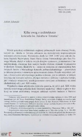 8/9: Kilka uwag o architekturze kościoła św. Jakuba w Toruniu