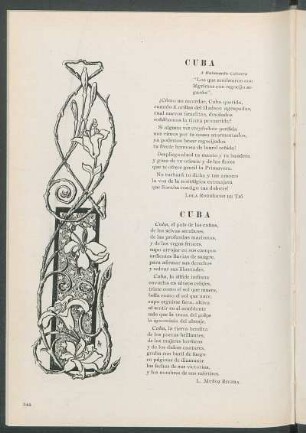 Cuba. [Poesía] : A Raimundo Cabrera.