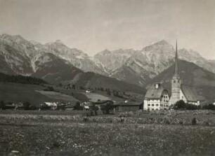Ostalpen. Steinernes Meer von Alm bei Saalfelden