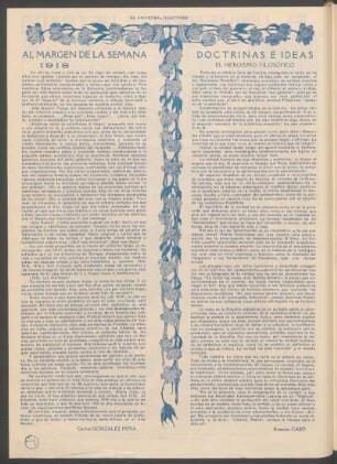 Al margen de la semana : 1918
