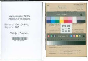 Entnazifizierung Friedrich Rathjen , geb. 02.08.1906 (Vermessungstechniker)