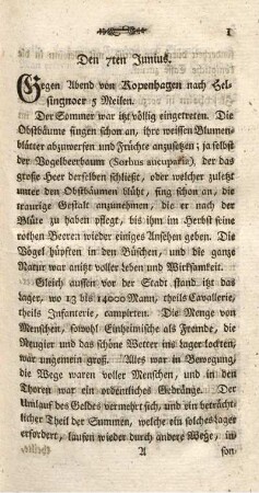 Den 7ten Junius