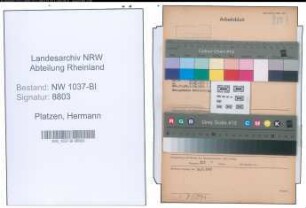 Entnazifizierung Hermann Platzen , geb. 01.08.1909 (Arzt)