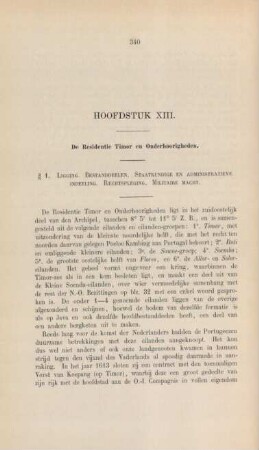 Hoofdstuk XIII. De residentie Timor en Onderhoorigheden