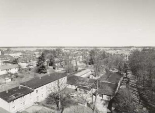 Wermsdorf, Ortsteilansicht, Blick vom Wasserturm nach Norden