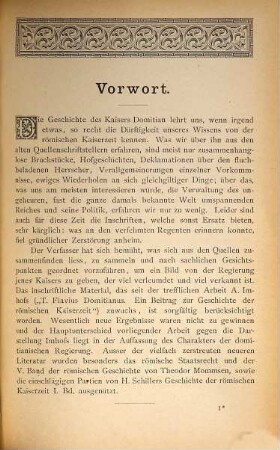 T. Flavius Domitianus : ein Beitrag zur römischen Kaisergeschichte