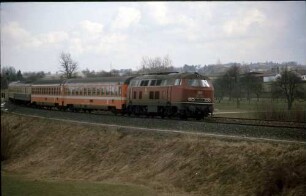 Gailenkirchen Lok 218 210 D951 UIC-X-Wagen ÖBB-Wagen