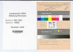 Entnazifizierung Adolf Deussen, geb. 04.03.1919 (Kaufm.Angest.)