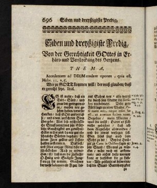 696-711, Siebenunddreyßigste Predigt