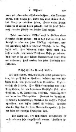 Bischöfl. Gerichtshöfe.