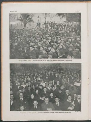 Ecos de la última huelga [y] Fiesta realizada a beneficio de la sociedad de ayuda mutua, Hijos del partido de Lalín.