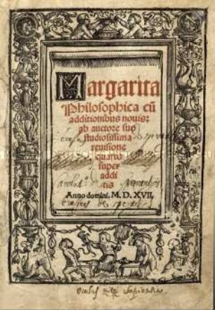 Enzyklopädie des frühen 16. Jahrhunderts (Artes liberales, Naturwissenschaften, Astronomie, Astrologie, Ethik)