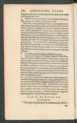 Cap. 8. De Gestui totius corporis.