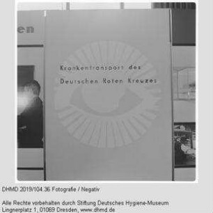 Hausausstellung - "Krankentransport des Deutschen Roten Kreuzes"