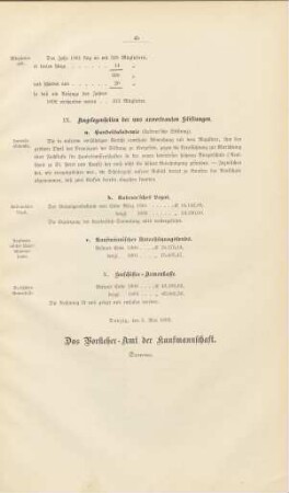 X. Seeschiffer-Armenkasse.