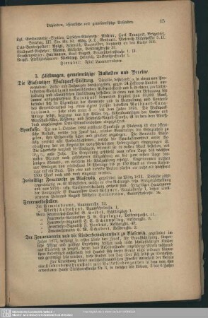 5. Stiftungen, gemeinnützige Anstalten und Vereine