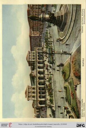 Napoli – Stazione Centrale. – Gare Centrale. – Central railway Station. – Zentralbahnhof.
