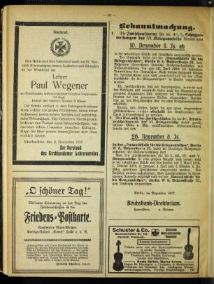 Nachruf : [Paul Wegener]