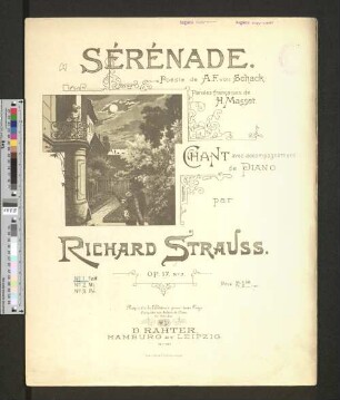 Sérénade : chant avec accomp. de piano ; op. 17, no. 2