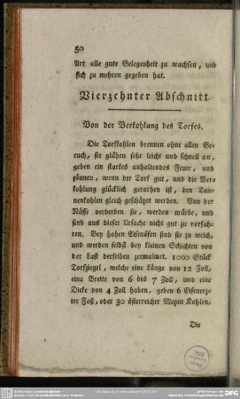 Vierzehnter Abschnitt