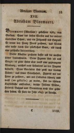 XVII. Abraham Bloemaert
