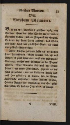 XVII. Abraham Bloemaert