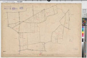 Herzfeld (Lippetal), Flurbereinigung Herzfeld-Düllo, Zuteilungskarte Herzfeld Flur 17