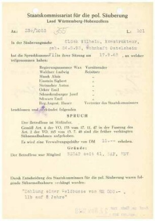 Glück, Wilhelm