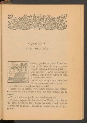 Capítulo LXXVII - Carta delatora