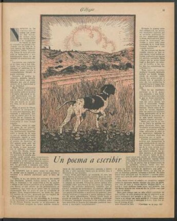 Una poema a escribir