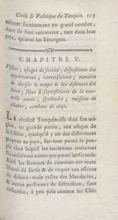 Chapitre V. Visites; usages de société ...