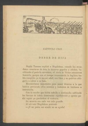Capítulo CXCI - Deber de hija